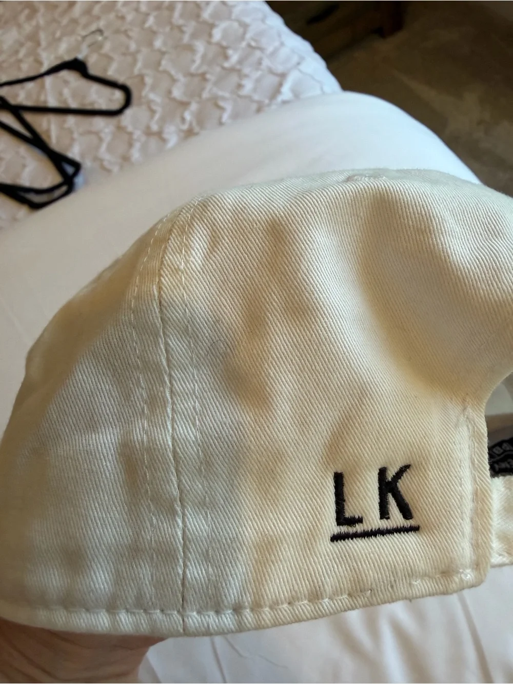 Liza Koshy Embroidered Offline White Baseball Cap